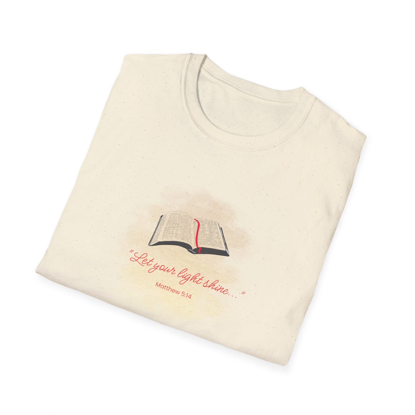 Let your light shine_Bible_Unisex Softstyle T-Shirt