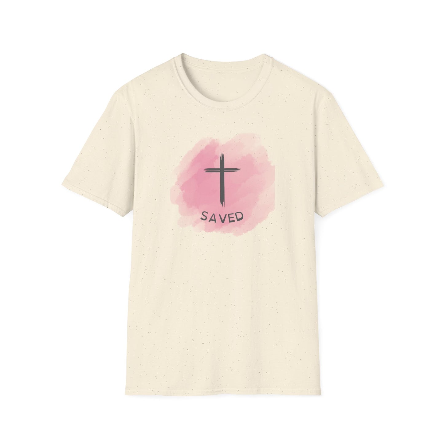 Saved_pink_Unisex Softstyle T-Shirt