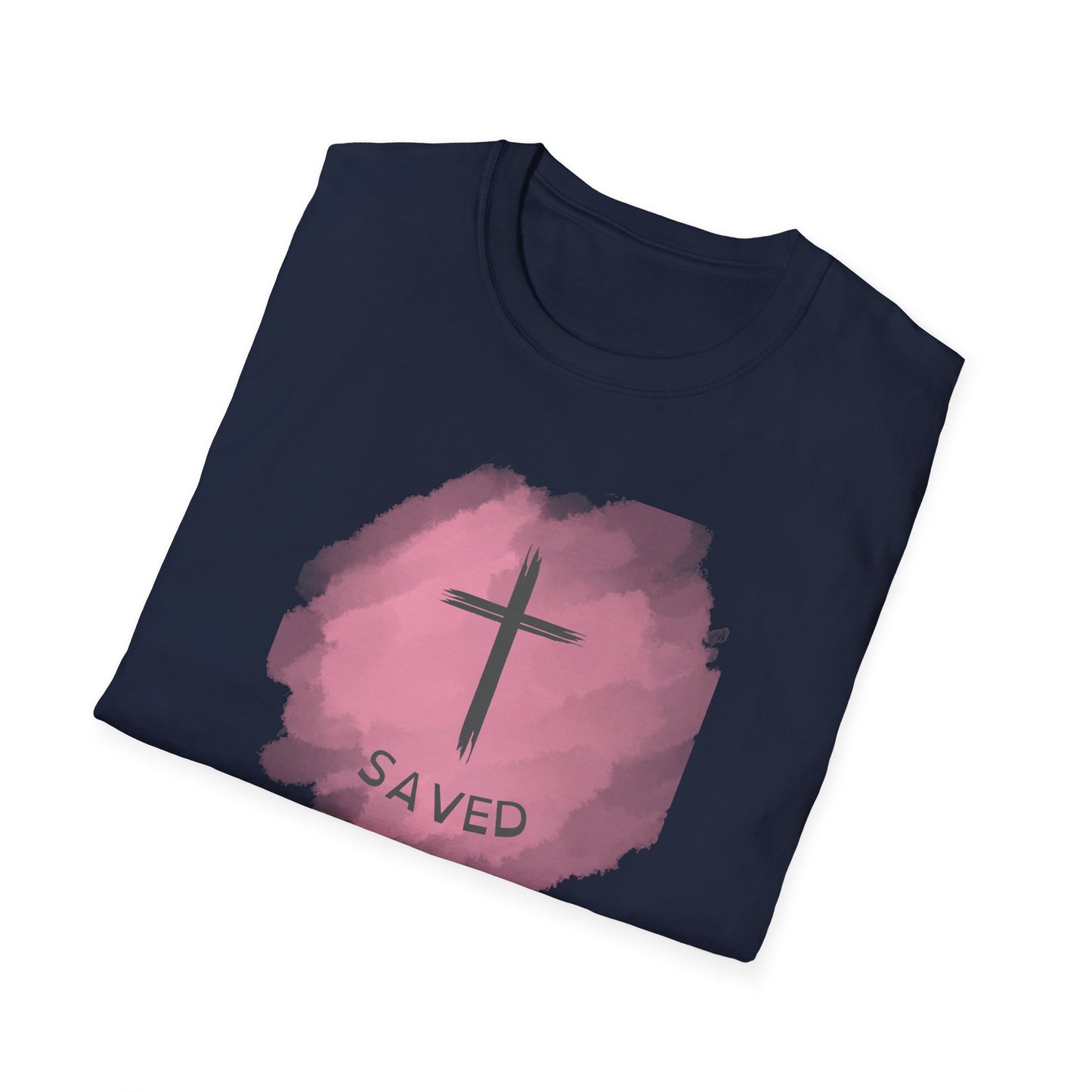 Saved_pink_Unisex Softstyle T-Shirt