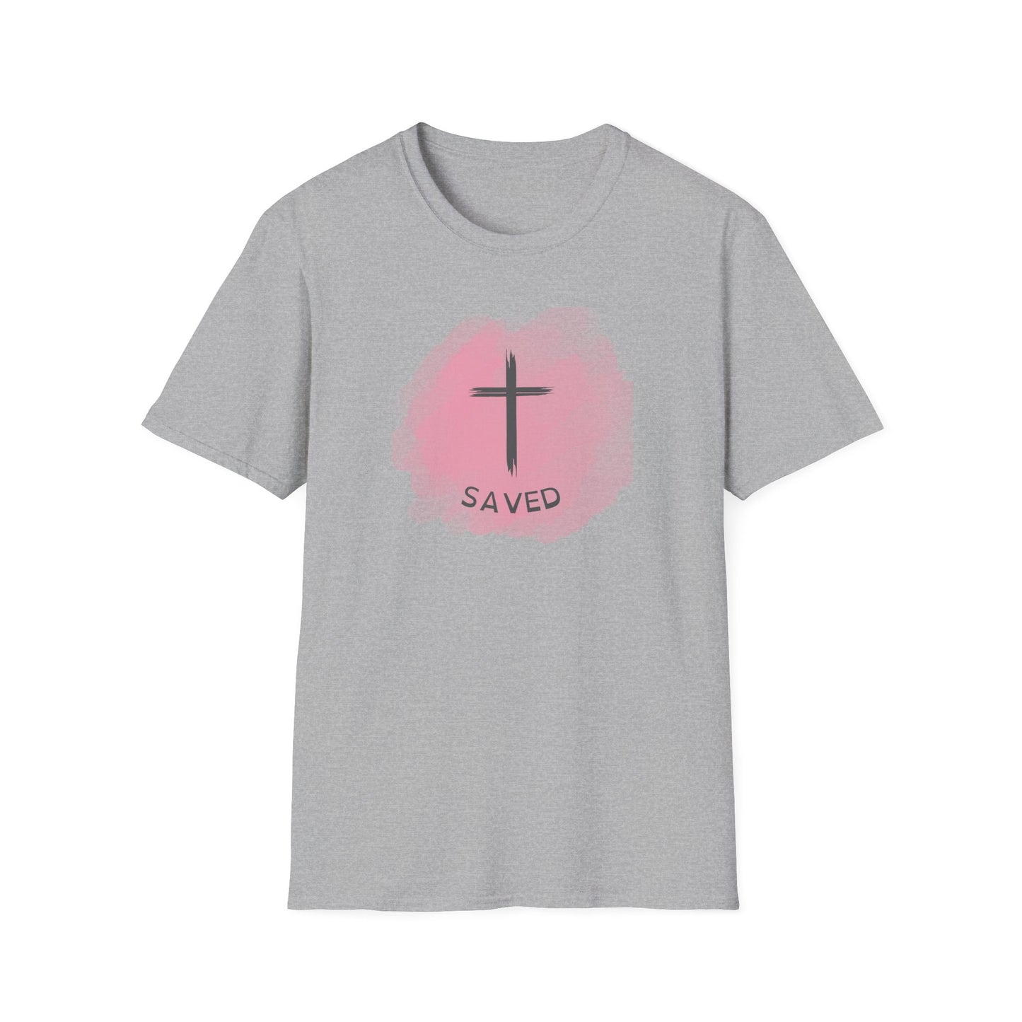Saved_pink_Unisex Softstyle T-Shirt