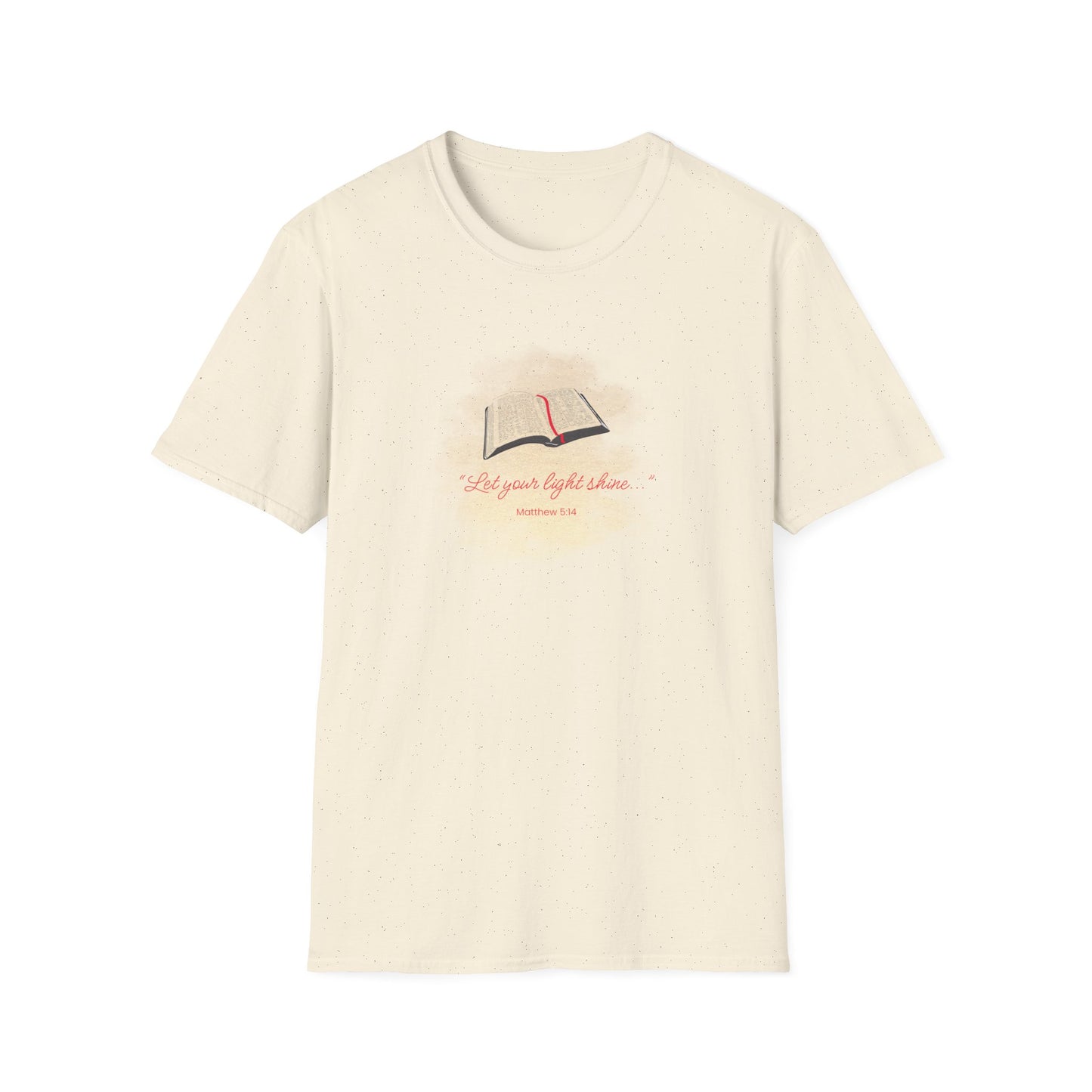 Let your light shine_Bible_Unisex Softstyle T-Shirt