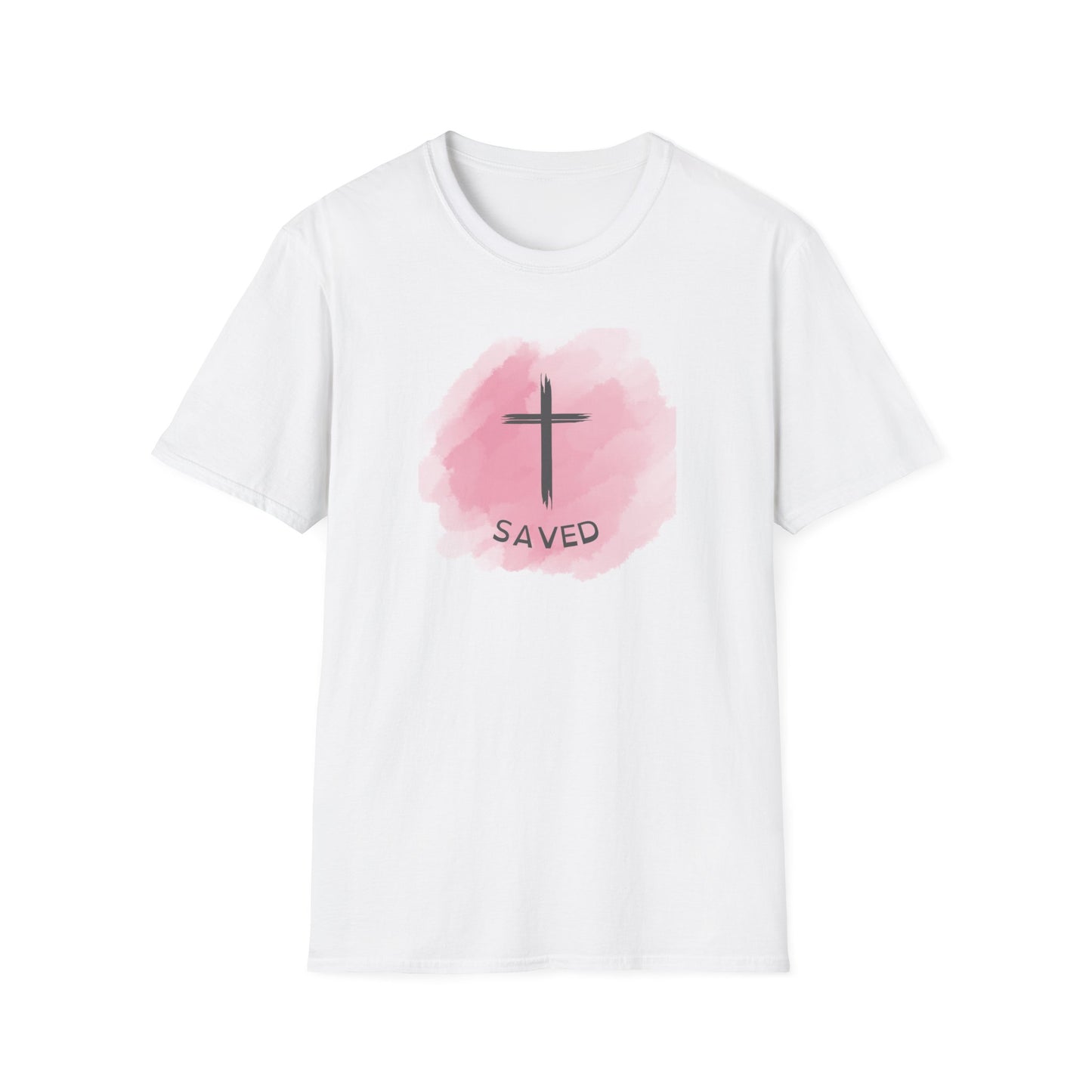 Saved_pink_Unisex Softstyle T-Shirt