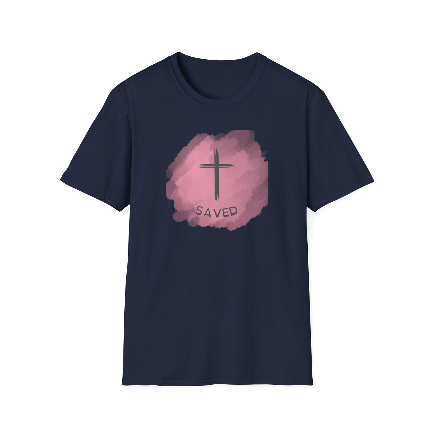Saved_pink_Unisex Softstyle T-Shirt