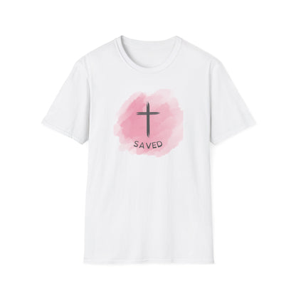 Saved_pink_Unisex Softstyle T-Shirt